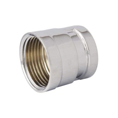 Муфта переходная резьбовая хромированная 3/4"x1"